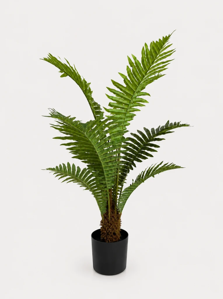70cm Fern, 1 Stem, 9 Leaves