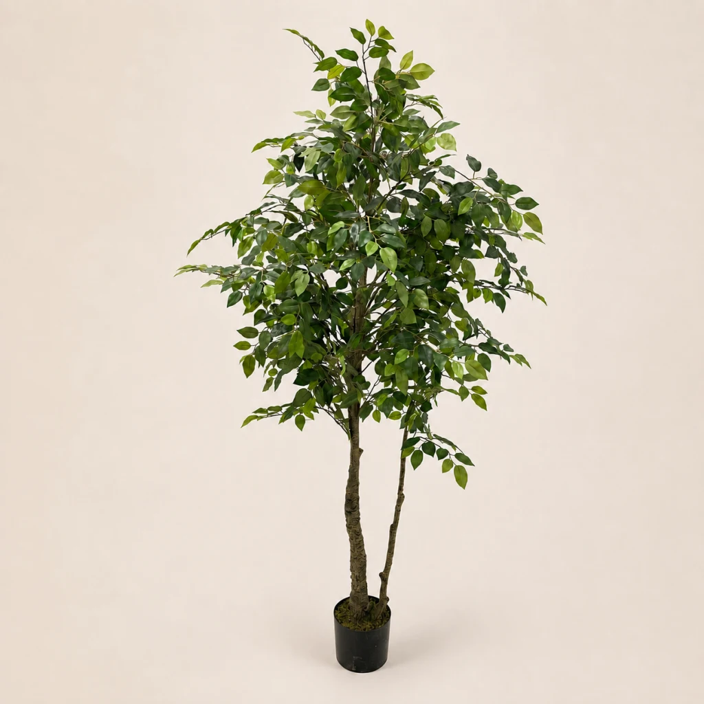 170cm Mini Ficus Tree, 23 Branches, 1403 Leaves