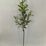 Rama de olivo artificial de 90 cm con 5 ramificaciones y frutos