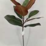 70cm Artificial Magnolia Leaf Branch with 10 Leaves
