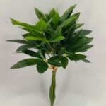 60cm Artificial Pachira Branch with 18 Leaves