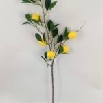75cm Artificial Lemon Spray with 5 Fruits