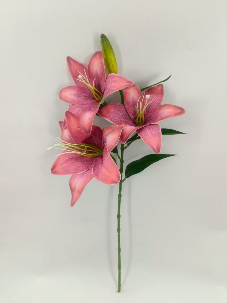68cm Artificial Tiger Lily Spray