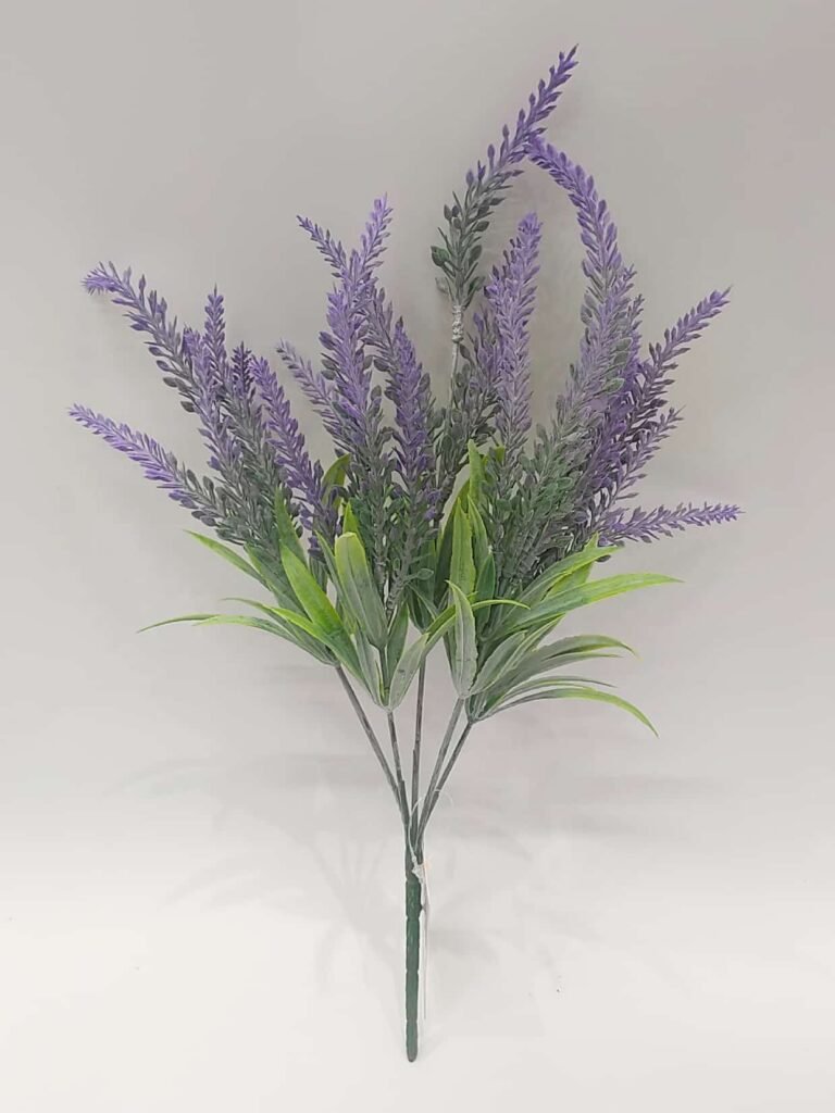 38cm Artificial Lavender Bush x 5