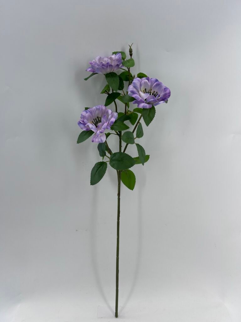64cm Artificial Poppy Spray