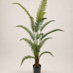 120cm Wavy-Leaf Plant, 1 Stem, 15 Leaves