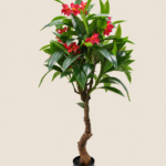 150cm Red Plumeria, 13 Clusters